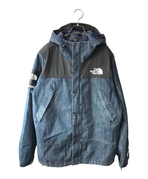 SUPREME（シュプリーム）Supreme (シュプリーム) THE NORTH FACE (ザ ノース フェイス) Denim Dot Shot Jacket ネイビー サイズ:XLの古着・服飾アイテム