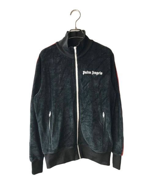 Palm Angels（パーム エンジェルス）Palm Angels (パーム エンジェルス) RAINBOW CHENILLE TRACK JACKET ブラック サイズ:Ｍの古着・服飾アイテム