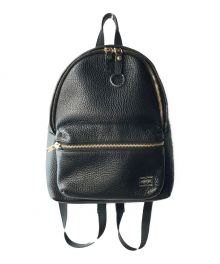 PORTER×5525gallery（ポーター×ゴーゴーニーゴーギャラリー）の古着「BACKPACK / シボ革デイパック」｜ブラック