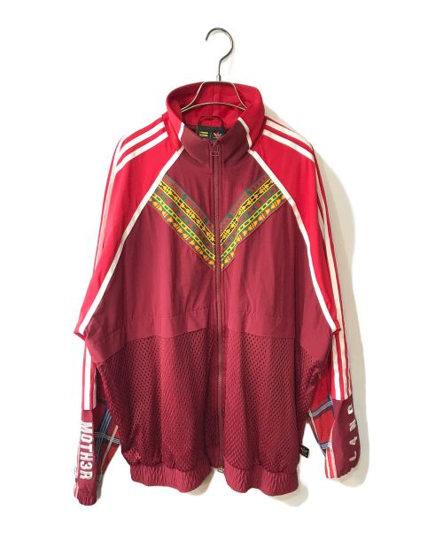 adidas（アディダス）adidas (アディダス) Pharrell Williams (ファレルウィリアムス) トラックジャケット レッド サイズ:4XOの古着・服飾アイテム