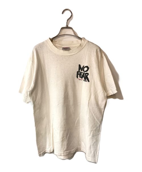 No Fear（ノーフィア）No Fear (ノーフィア) RACER PRINT TEE ホワイト サイズ:Ｌの古着・服飾アイテム