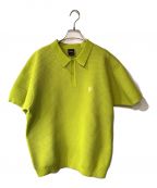 HUFハフ）の古着「HUF1984 KNIT POLO」｜イエロー