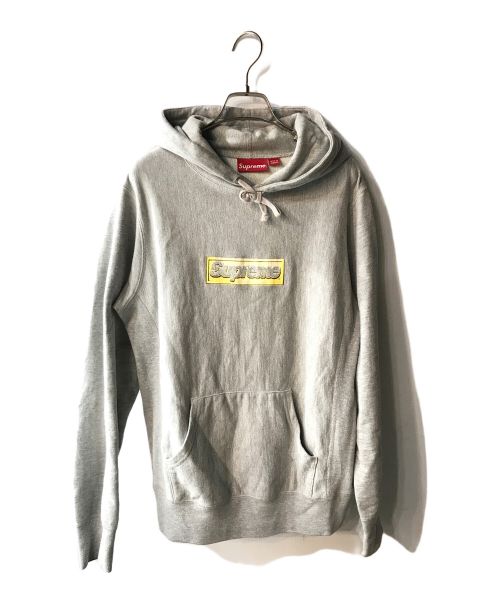 SUPREME（シュプリーム）Supreme (シュプリーム) Bling Box Logo Hooded グレー サイズ:Ｓの古着・服飾アイテム