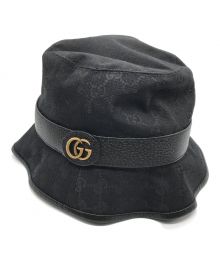 GUCCI（グッチ）の古着「GGキャンバス フェドラハット」｜ブラック