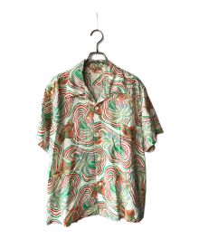 Sun Surf（サンサーフ）の古着「RAYON HAWAIIAN SHIRT “PANIOLO COUNTRY”」｜レッド×ホワイト