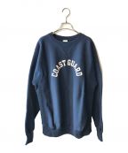 BUZZ RICKSON'Sバズリクソンズ）の古着「HORIZONTAL KNITTING SWEAT SHIRTS “CORST GUARD”」｜ネイビー