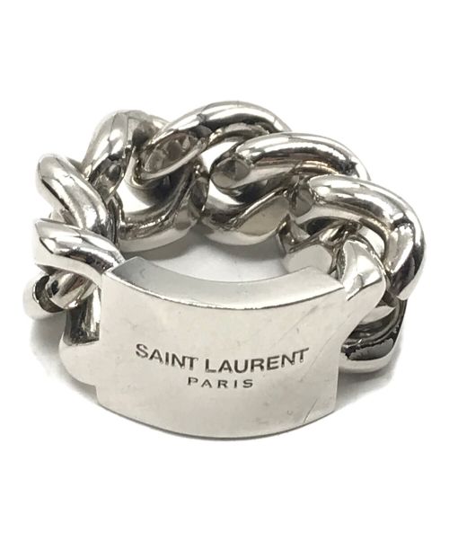 Saint Laurent Paris（サンローランパリ）Saint Laurent Paris (サンローランパリ) チェーンリング シルバー サイズ:９号の古着・服飾アイテム