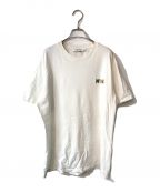 maison kitsuneメゾンキツネ）の古着「ダブル フォックスヘッド ロゴ Tシャツ」｜ホワイト