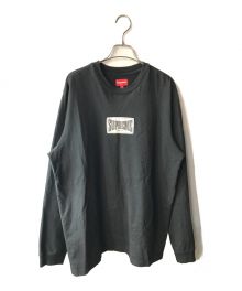 SUPREME（シュプリーム）の古着「20AW Woven Label L/S」｜ブラック