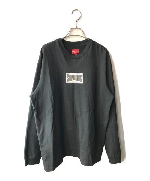 SUPREME（シュプリーム）Supreme (シュプリーム) 20AW Woven Label L/S ブラック サイズ:Ｍの古着・服飾アイテム