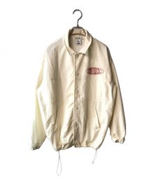 X-GIRL（エックスガール）の古着「OVAL LOGO COACH JACKET」｜ホワイト