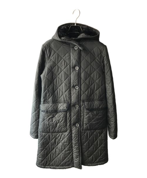 MACKINTOSH LONDON（マッキントッシュ ロンドン）MACKINTOSH LONDON (マッキントッシュ ロンドン) ボアライナーキルティングコート ブラック サイズ:サイズ表記無の古着・服飾アイテム