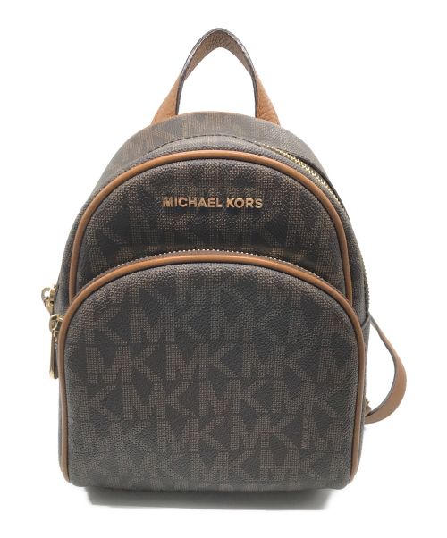 MICHAEL KORS（マイケルコース）MICHAEL KORS (マイケルコース) リュック ブラウンの古着・服飾アイテム