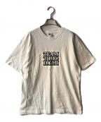 THE BLACK EYE PATCHブラックアイパッチ）の古着「TEAM TOMODACHI LABEL TEE」｜ホワイト