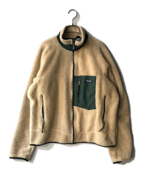 Patagonia（パタゴニア）Patagonia (パタゴニア) クラシックレトロXジャケット カーキ×グリーン サイズ:Lの古着・服飾アイテム