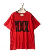 GUCCIグッチ）の古着「billy idol t shirt / 半袖Tシャツ」｜レッド