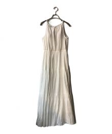 sheller（シェリエ）の古着「halter neck long dress」｜ホワイト