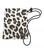 PORTERポーター）の古着「23SS LEOPARD SHOULDER POUCH」｜アイボリー