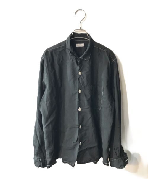 COMME des GARCONS HOMME（コムデギャルソン オム）COMME des GARCONS HOMME (コムデギャルソン オム) ステッチシャツ ブラック サイズ:サイズ表記無の古着・服飾アイテム