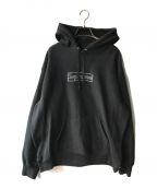 SUPREME×KAWSシュプリーム×カウズ）の古着「21SS Chalk Logo Hooded Sweatshirt」｜ブラック