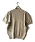 IKIJI (イキジ) Molded short sleeve crewneck / シルクリネン半袖ニット グレー サイズ:M：8000円