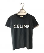 CELINEセリーヌ）の古着「ロゴTシャツ」｜ブラック