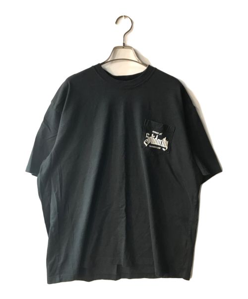 RATS（ラッツ）RATS (ラッツ) SOLIDARITY POCKET TEE ブラック サイズ:XLの古着・服飾アイテム