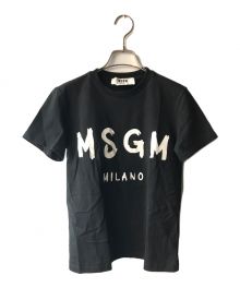 MSGM（エムエスジーエム）の古着「ロゴプリントTee」｜ブラック