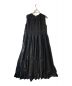 ne quittez pas (ヌキテパ) Cotton Voile Shirring Sleeveless Dress / ノースリーブギャザーワンピース ブラック サイズ:S：14000円