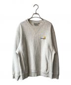 Carhartt WIPカーハート）の古着「AMERICAN SCRIPT SWEAT」｜グレー