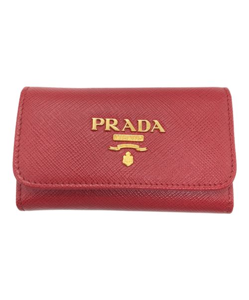 PRADA（プラダ）PRADA (プラダ) キーケース レッドの古着・服飾アイテム