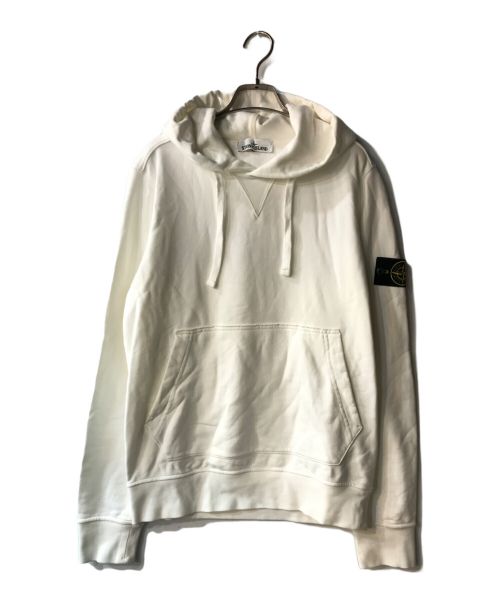 STONE ISLAND（ストーンアイランド）STONE ISLAND (ストーンアイランド) プルオーバーパーカー ホワイト サイズ:Mの古着・服飾アイテム