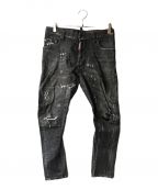 DSQUARED2ディースクエアード）の古着「tidy biker jeans」｜ブラック