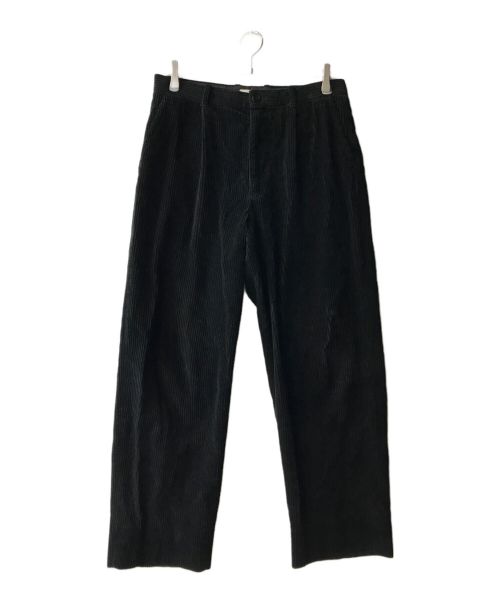 STEVEN ALAN（スティーブンアラン）STEVEN ALAN (スティーブンアラン) 6WALE CORDUROY SUPER BAGGY TAPERED PANTS ブラック サイズ:Ｌの古着・服飾アイテム