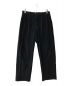 STEVEN ALAN（スティーブンアラン）の古着「6WALE CORDUROY SUPER BAGGY TAPERED PANTS」｜ブラック