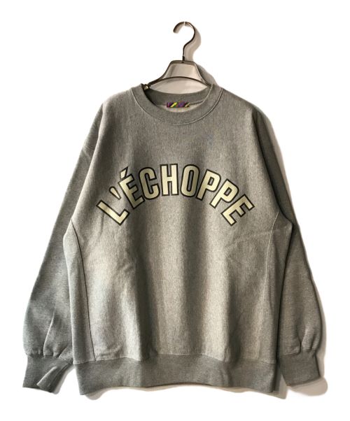 is-ness（イズネス）is-ness (イズネス) LECHOPPE (レショップ) アーチロゴ スウェット グレー サイズ:XXLの古着・服飾アイテム