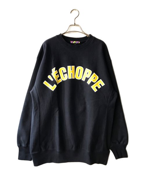 is-ness（イズネス）is-ness (イズネス) LECHOPPE (レショップ) アーチロゴ スウェット ネイビー サイズ:XXLの古着・服飾アイテム