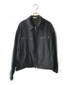 AURALEEオーラリー）の古着「High Count Wool Poplin Blouson」｜ブラック