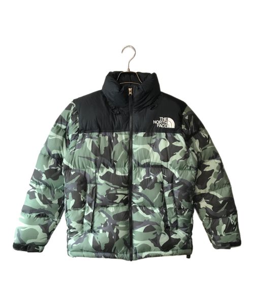 THE NORTH FACE（ザ ノース フェイス）THE NORTH FACE (ザ ノース フェイス) ダウンジャケット グリーン×ブラック サイズ:Ｓの古着・服飾アイテム