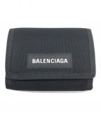 BALENCIAGAバレンシアガ）の古着「3つ折り財布」｜ブラック