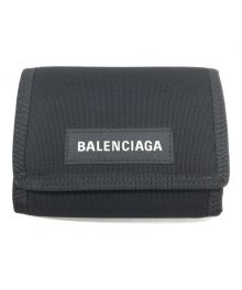 BALENCIAGA（バレンシアガ）の古着「3つ折り財布」｜ブラック