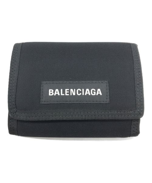 BALENCIAGA（バレンシアガ）BALENCIAGA (バレンシアガ) 3つ折り財布 ブラックの古着・服飾アイテム