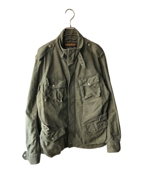 WOOLRICH（ウールリッチ）WOOLRICH (ウールリッチ) モーターサイクルジャケット カーキ サイズ:Ｌの古着・服飾アイテム