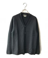 COMME des GARCONS HOMME DEUX (コムデギャルソン オム ドゥ) Vネックカーディガン ブラック サイズ:Ｓ