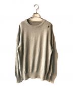 uniform experimentユニフォームエクスペリメント）の古着「DAMAGED CREW NECK KNIT」｜グレー