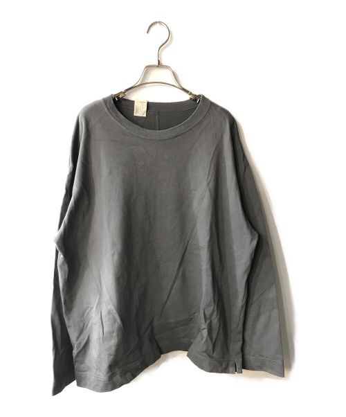 N.HOOLYWOOD（エヌ ハリウッド）N.HOOLYWOOD (エヌ ハリウッド) CREW NECK LONG SLEEVE グレー サイズ:40の古着・服飾アイテム