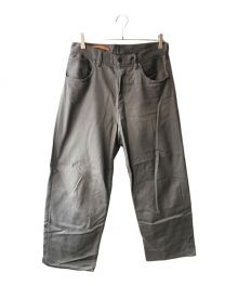 SCYE（サイ）の古着「Stretch Cotton Drill Wide Leg Jeans」｜グレー