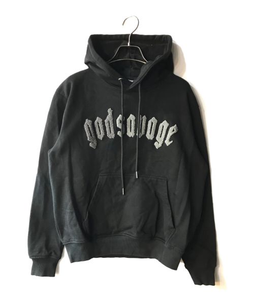 god savage（ゴッドサヴェージ）god savage (ゴッドサヴェージ) OG LOGO HOODIE ブラック サイズ:Mの古着・服飾アイテム