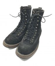 WHITE'S BOOTS (ホワイツブーツ) SMOKE JUMPER / スウェードブーツ ブラック サイズ:SIZE 8EE