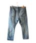 A BATHING APE (アベイシングエイプ) LEATHER LABEL COWHIDE DENIM PANT / デニムパンツ インディゴ サイズ:L：15000円